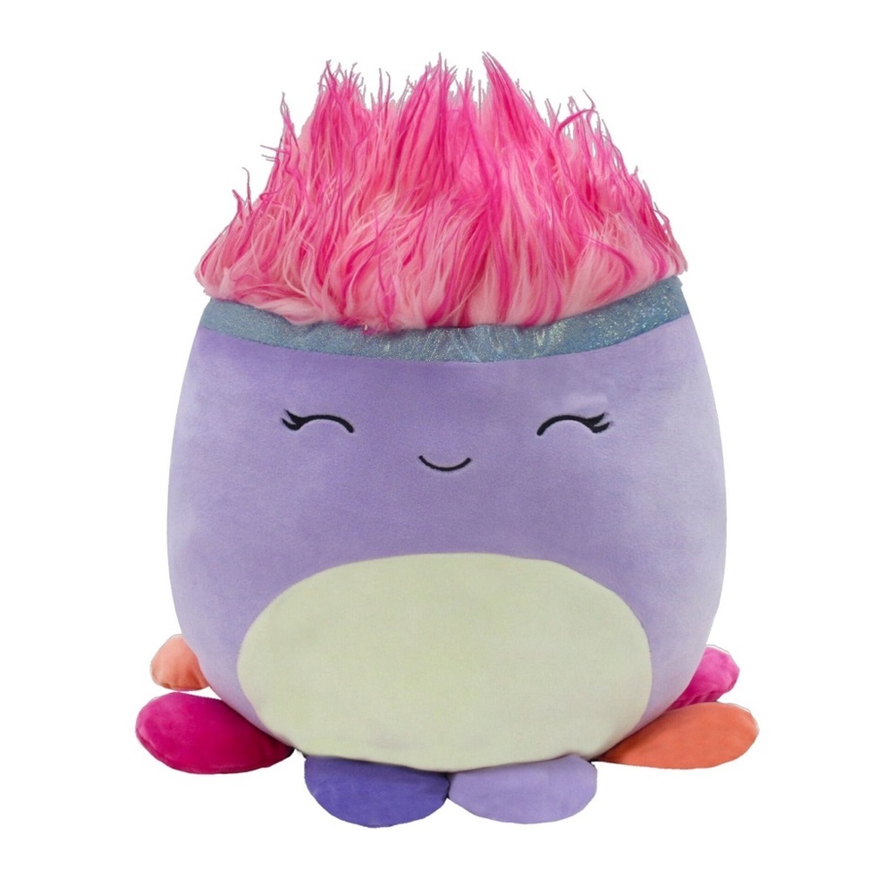 Squishmallows Squish-Doos 14 inch Owyn the Purple Octopus - Child's Ultra Soft